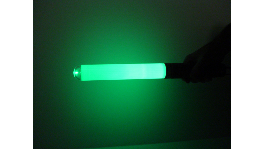 181 glow batton green - PAŁKA ŚWIETLNA MODEL GRG (CZERWONY, ZIELONY, ŚWIATŁO STAŁE )